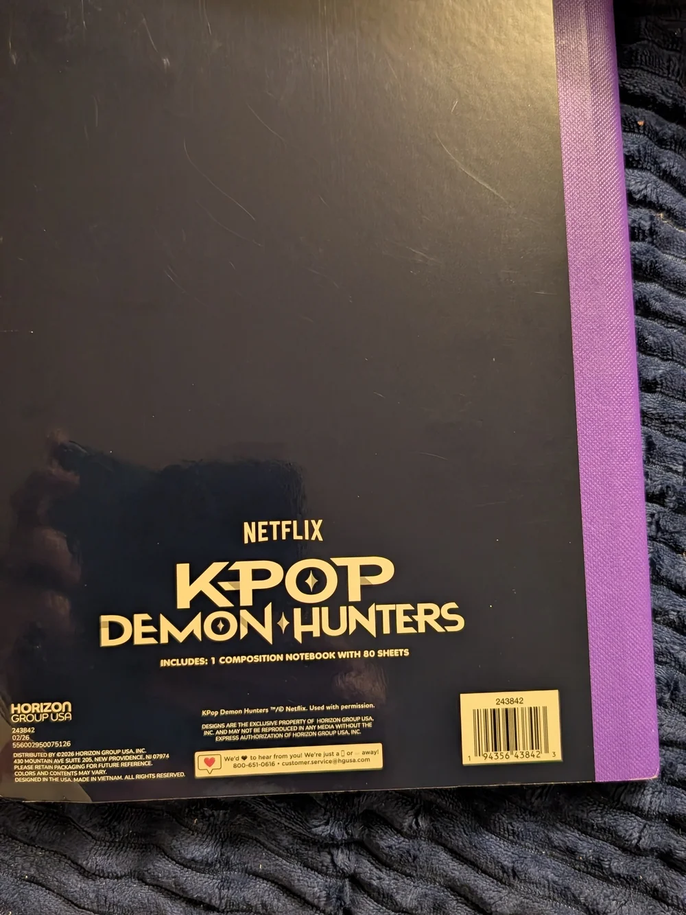 Netflix K-pop Demon Hunters Notebook
